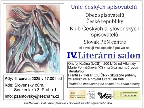 Pozvánka na IV. literární salon